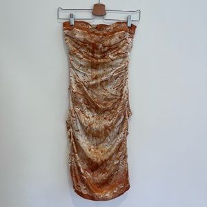 Nicole Miller Ruched Cocktail Dress